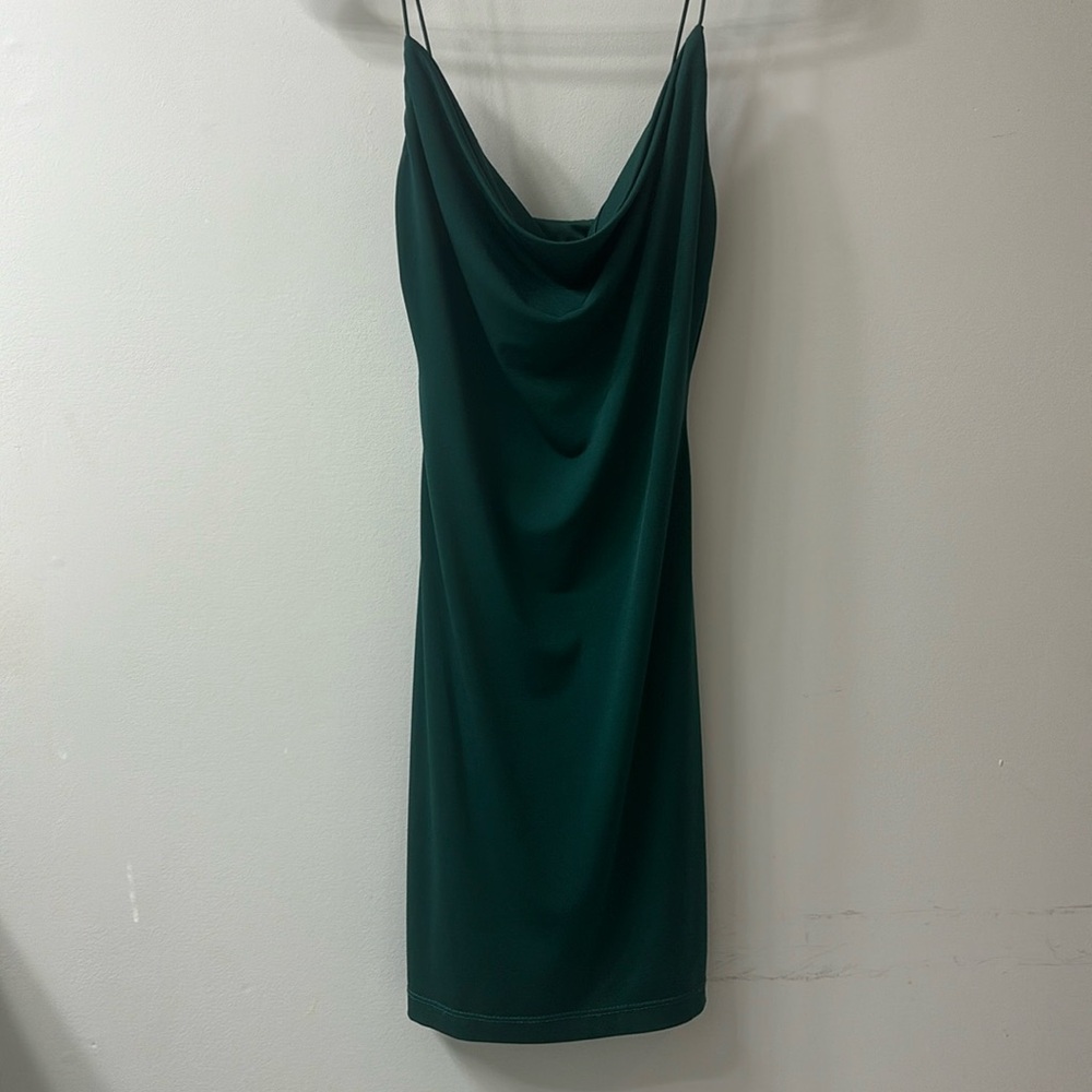 Homecoming Emerald Green Mini Dress